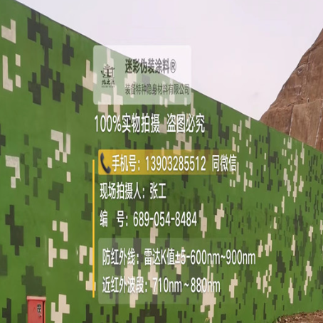 辽宁专业承接园区围墙迷彩喷涂、