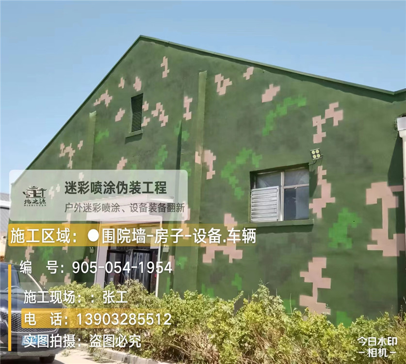 辽宁外墙数码迷彩漆施工报价清单（100㎡标准墙面测算）